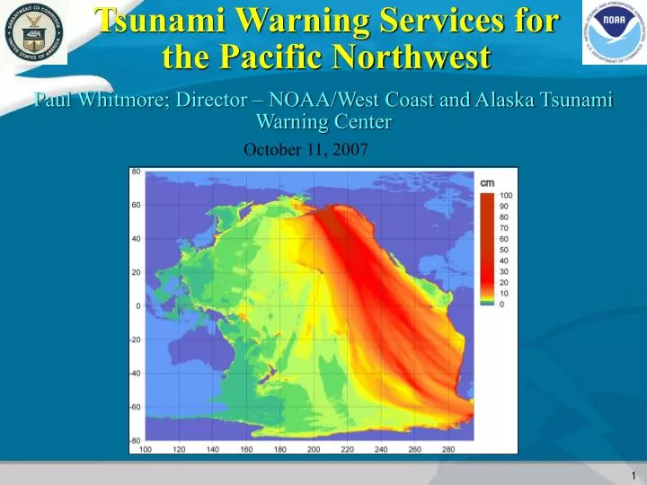 tsunami warning services for the pacific northwest