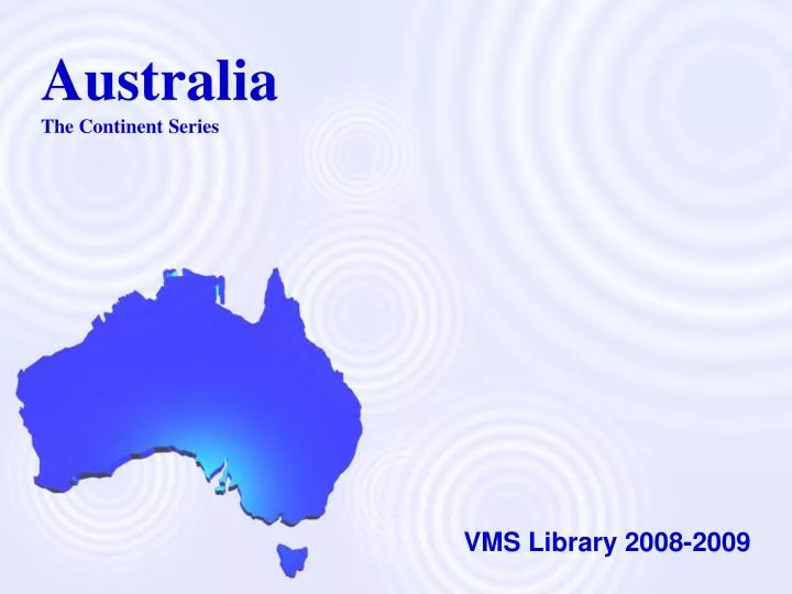 australia the continent series