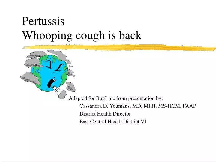 pertussis whooping cough is back