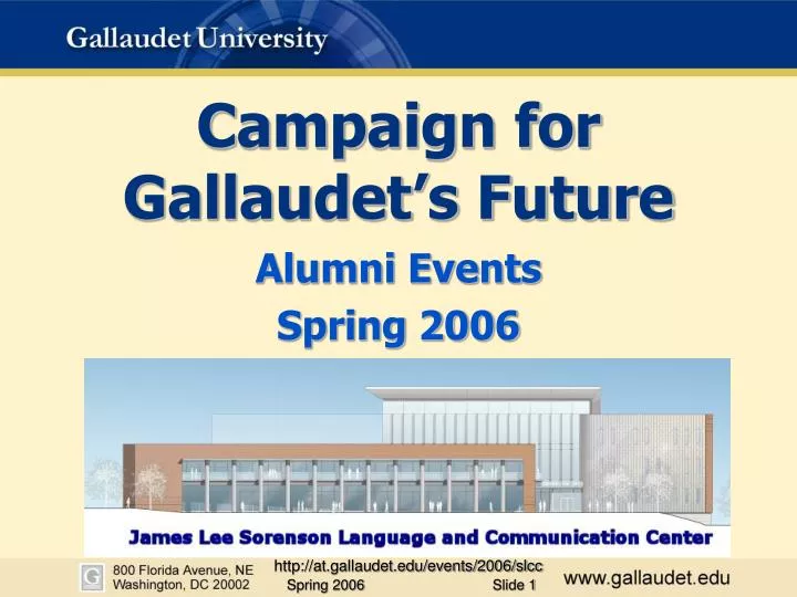 campaign for gallaudet s future