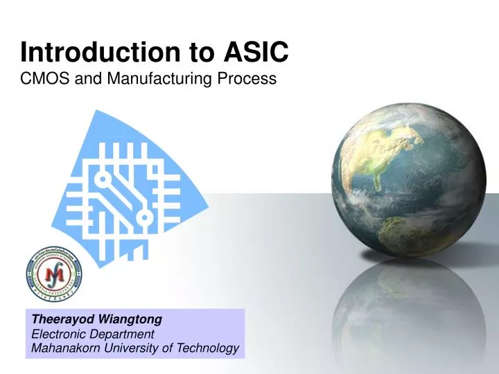 introduction to asic cmos and manufacturing process