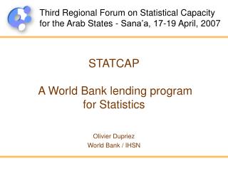 STATCAP A World Bank lending program for Statistics