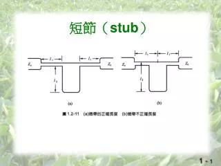 短節（ stub ）