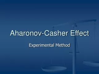 Aharonov-Casher Effect