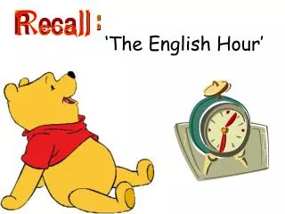 ‘The English Hour’