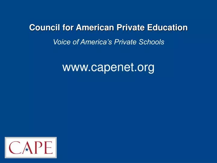 council for american private education