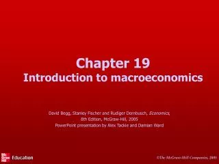 Chapter 19 Introduction to macroeconomics