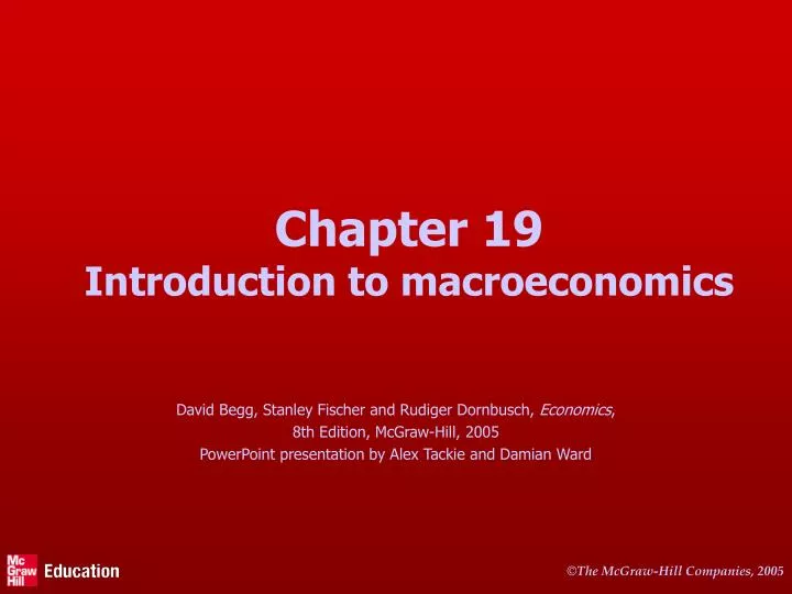 chapter 19 introduction to macroeconomics