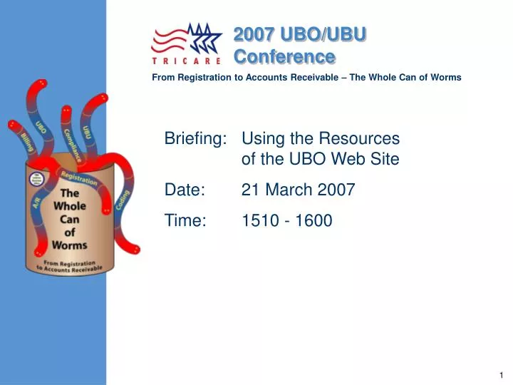 briefing using the resources of the ubo web site date 21 march 2007 time 1510 1600