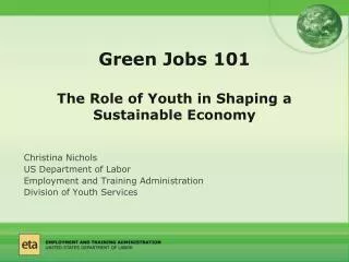 Green Jobs 101 The Role of Youth in Shaping a Sustainable Economy