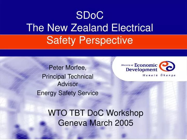 sdoc the new zealand electrical safety perspective