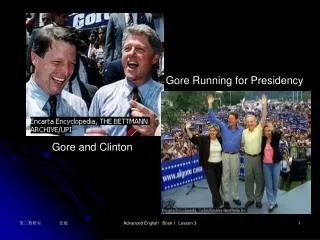 Gore and Clinton