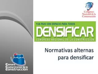 normativas alternas para densificar