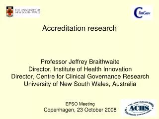 Accreditation research