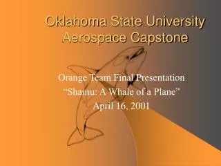 Oklahoma State University Aerospace Capstone