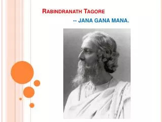 Rabindranath Tagore