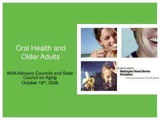 Oral Health and Older Adults