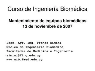 curso de ingenier a biom dica