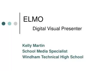 ELMO Digital Visual Presenter