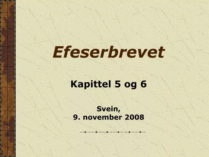 efeserbrevet