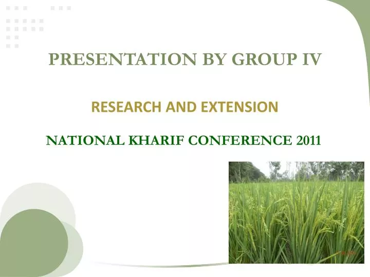 presentation by group iv