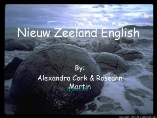 Nieuw Zeeland English