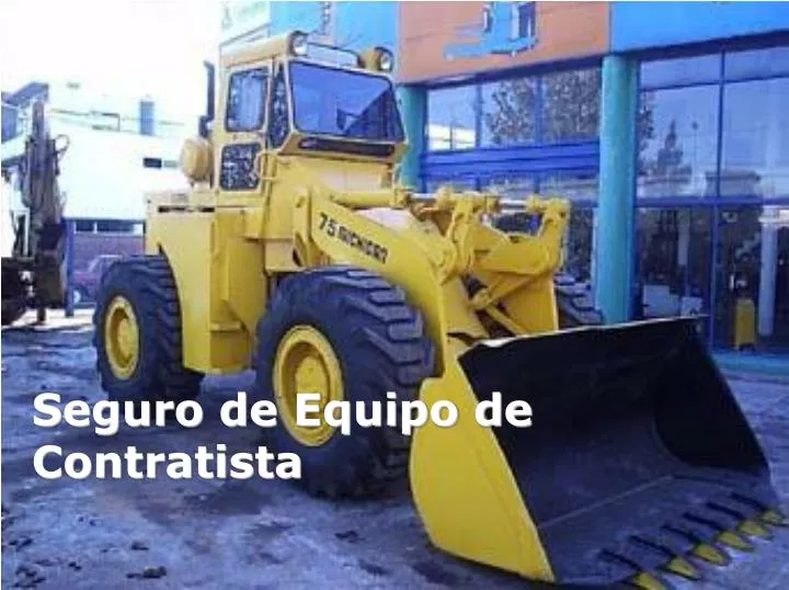 seguro de equipo de contratista