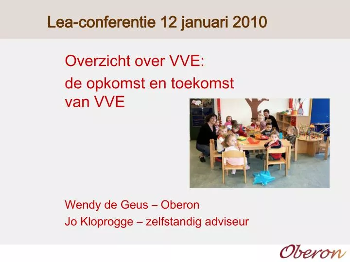lea conferentie 12 januari 2010