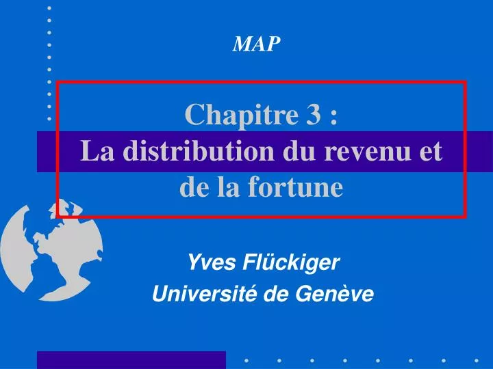 chapitre 3 la distribution du revenu et de la fortune