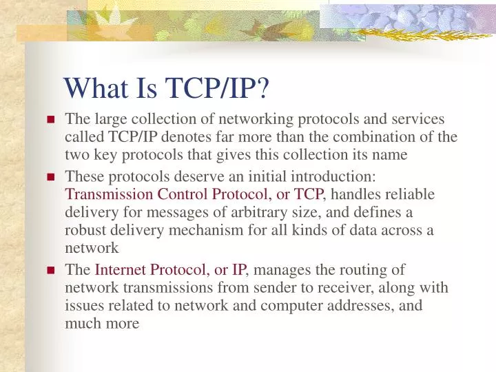 what is tcp ip