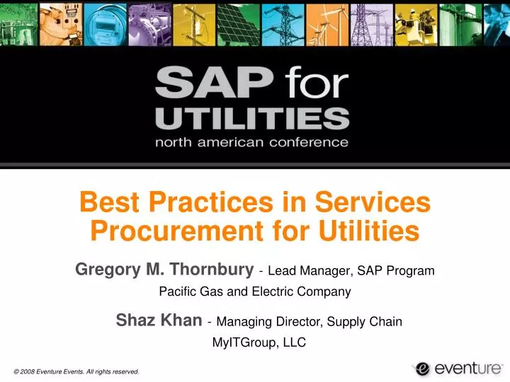 best practices in services procurement for utilities