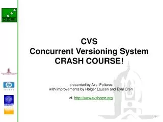 CVS Concurrent Versioning System CRASH COURSE!