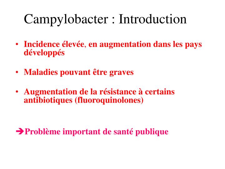 campylobacter introduction