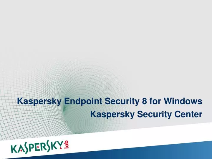FDE Test Utility for Kaspersky Endpoint Security for Windows (for  workstations only)