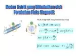 Medan Listrik yang Ditimbulkan oleh Perubahan Fluks Magnetik - slide 1