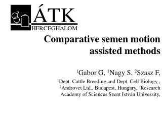 Comparative semen motion assisted methods