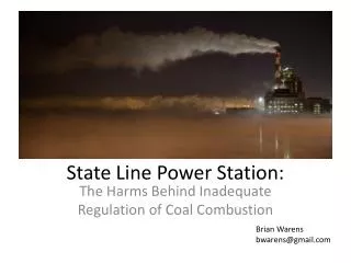 State Line Power Station: