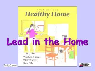 Lead in the Home