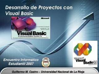 Desarrollo de Proyectos con Visual Basic