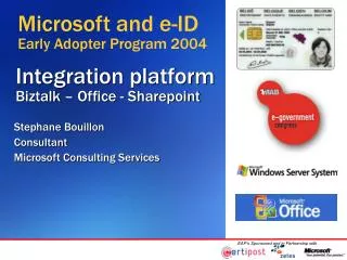 Integration platform Biztalk – Office - Sharepoint