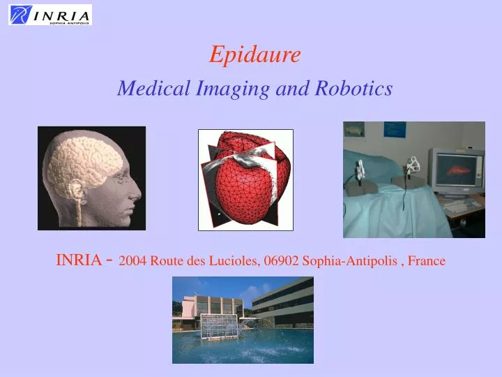 epidaure medical imaging and robotics