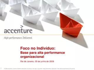 Foco no Indivíduo: Base para alta performance organizacional