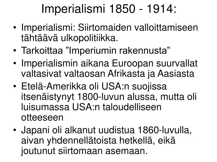 imperialismi 1850 1914