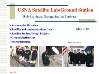 USNA Satellite Lab/Ground Station