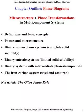 Microstructure + Phase Transformations in Multicomponent Systems