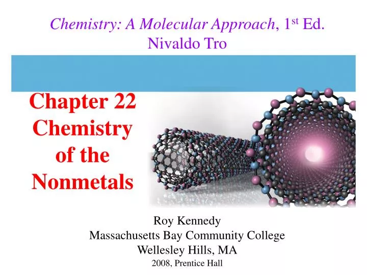 chapter 22 chemistry of the nonmetals