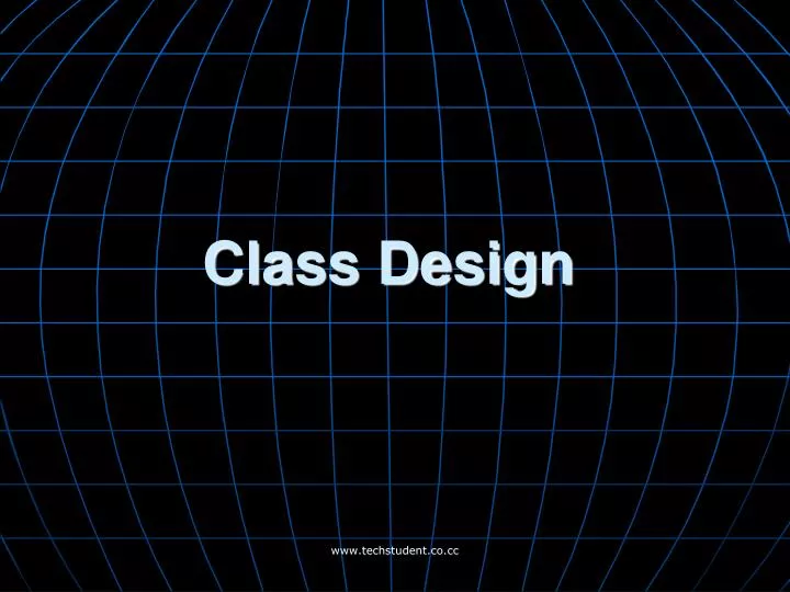 class design