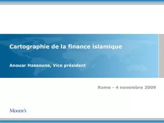 cartographie de la finance islamique anouar hassoune vice pr sident