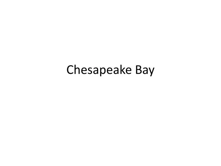 chesapeake bay