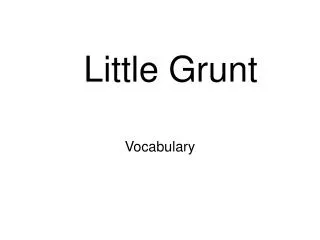 Little Grunt